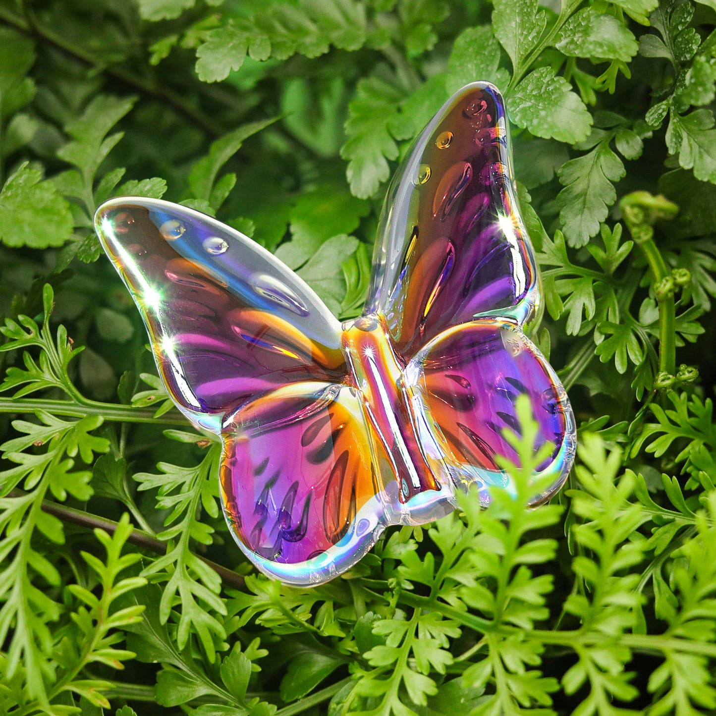 Crystal Flying Butterfly Figurine Paperweight