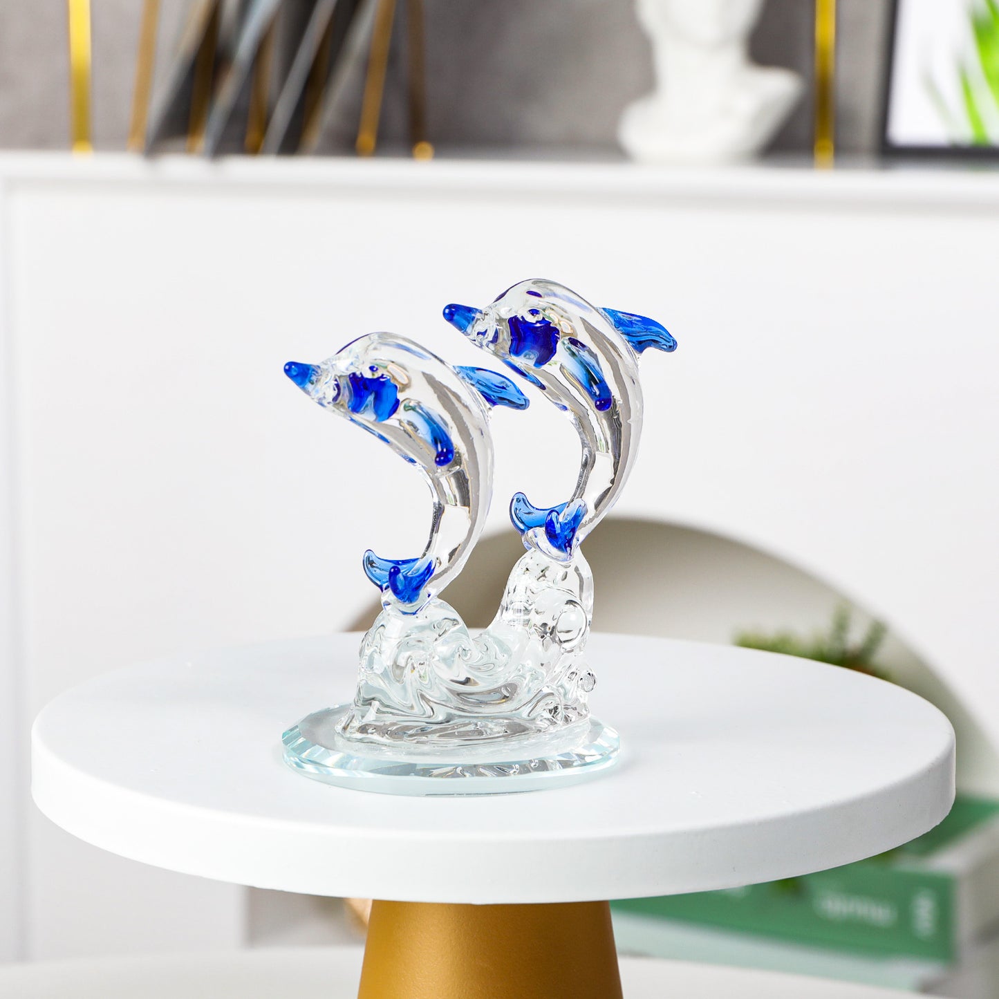 Crystal Dolphin Figurine (Style 2)