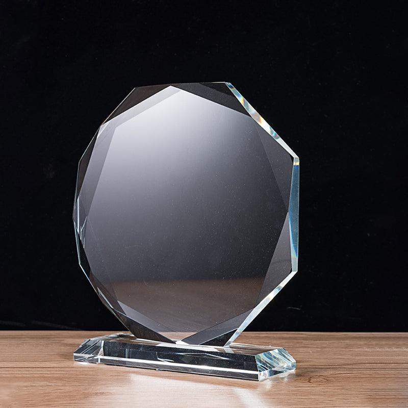 lSTA020016A-15 Longwin Octagon Crystal Trophy