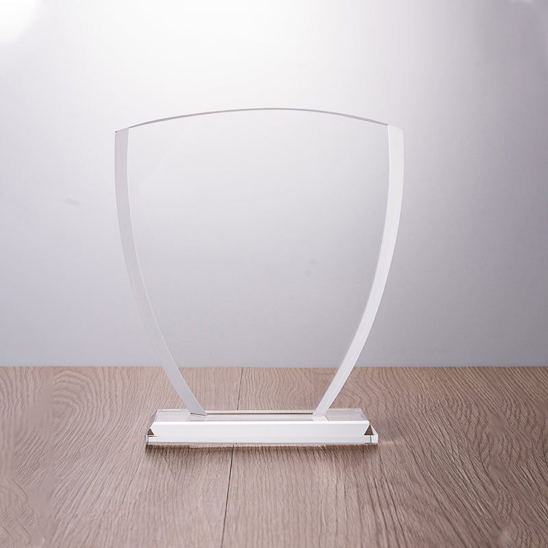 lSTA020014A-15 Longwin Shield-shaped Crystal Trophy