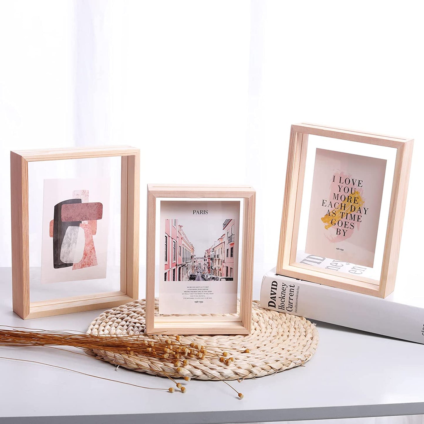 Rectangle Wood Photo frame for Home Decoration